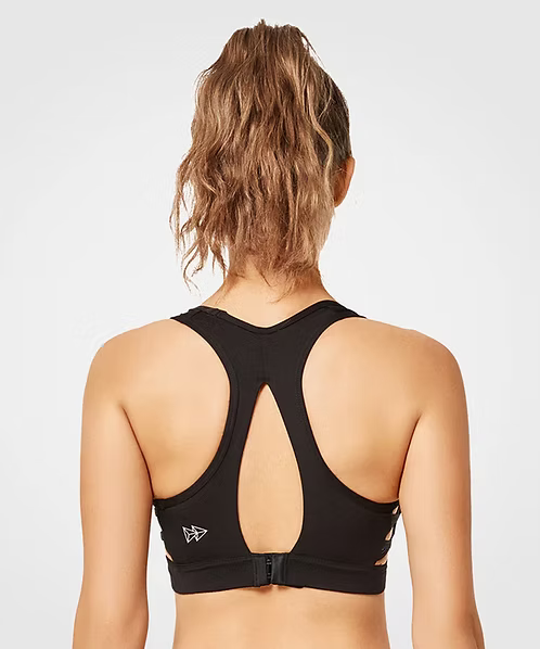 Sculpt Racerback Mesh Splicing Padded Running Bra