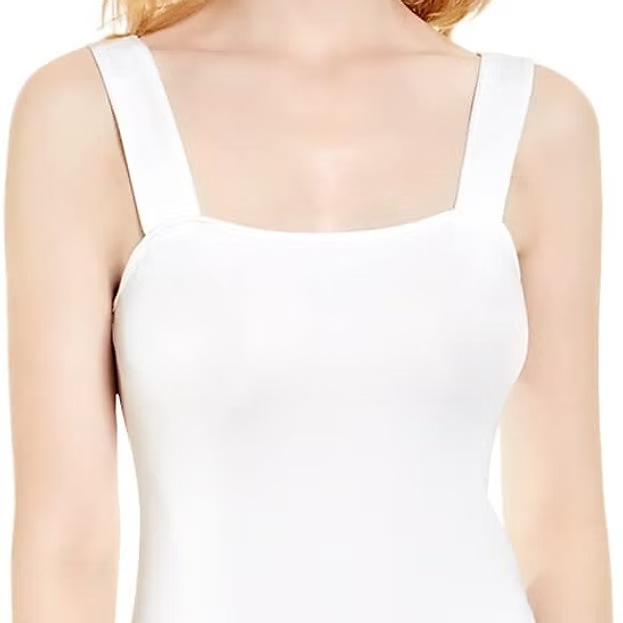 KOEMCY Bodysuit for Women Sexy Square Neck Shapewear Bodysuit Tank Top Slim Fit