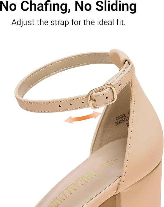 Womens Sandals Block Heel Ladies Sandals Mid Heel Chunky Strappy Open Toe Party Shoes Bridal Wedding Shoes Evening Dress