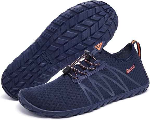 Racqua Women Men Water Shoes Barefoot Sport Beach Swim Shoes