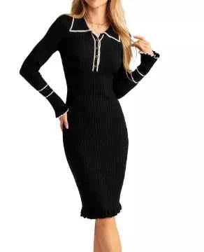 GRACE KARIN Jumper Dress for Women UK Ladies Long Sleeve