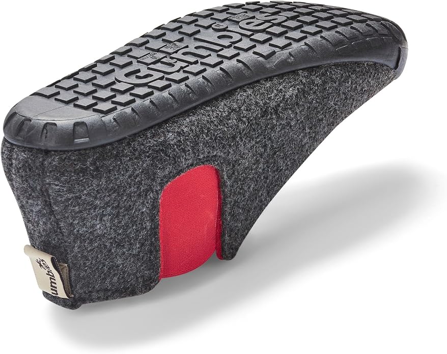 Gumbies Brumby Boot Slippers for Indoors and Outdoors, Eco-friendly Felt Uppers, Elasticated Sides, Recycled Rubber Outsoles - Comfort Guaranteed