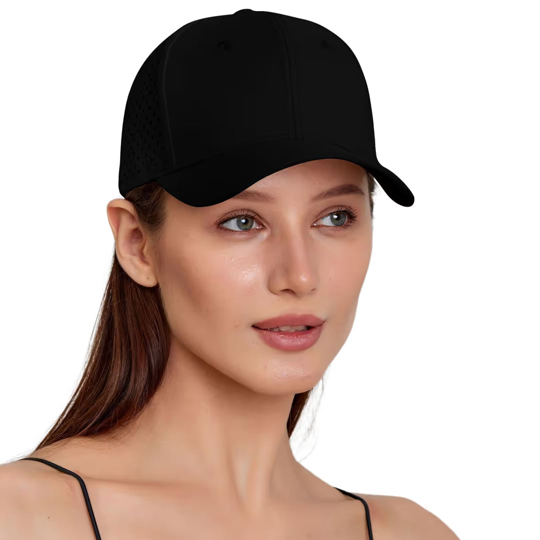 Baseball Cap for Women and Men Summer Sports Cap with Ventilation Holes Running Cap Wide Brim Baseball Cap for Adults