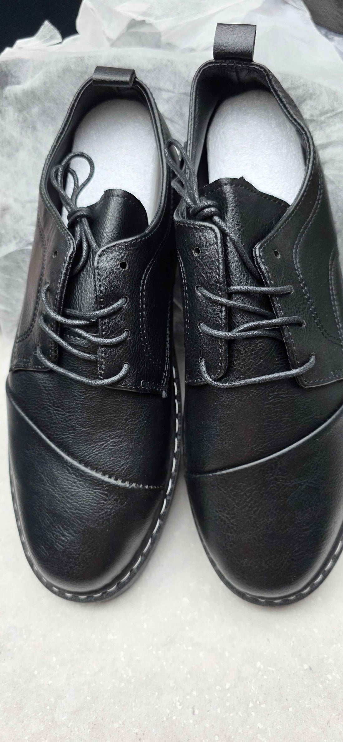 Mens Oxfords Leather Lace-ups Formal Business Dress Fashion Brogues Classic Derb