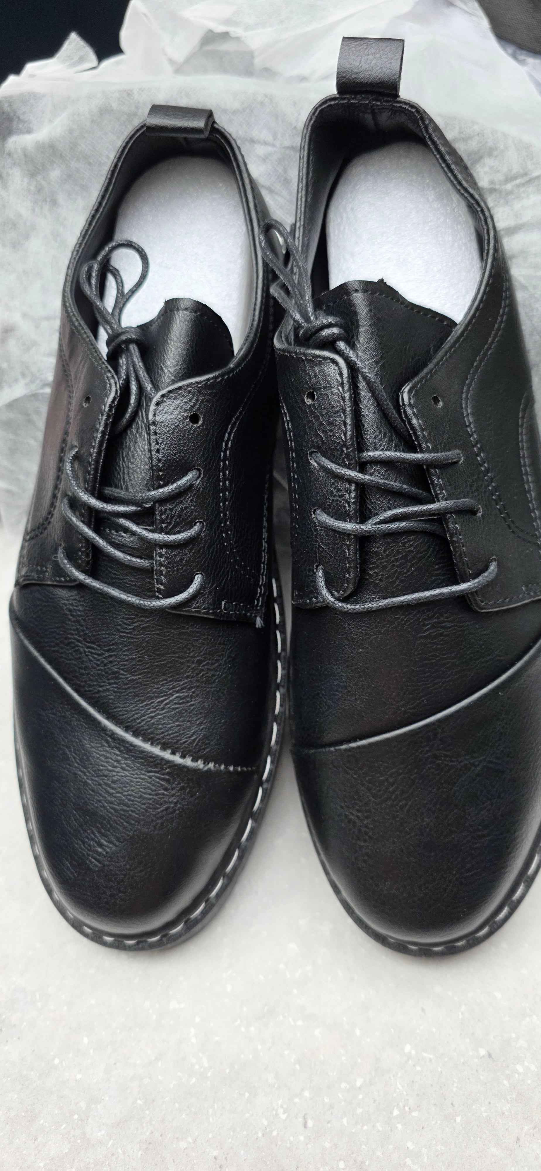 Mens Oxfords Leather Lace-ups Formal Business Dress Fashion Brogues Classic Derb
