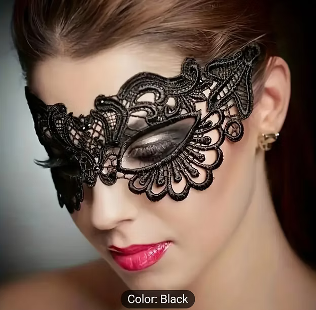 Black Sexy Lace Mask Eye Mask Half-face Masks For Carnival Dancing
