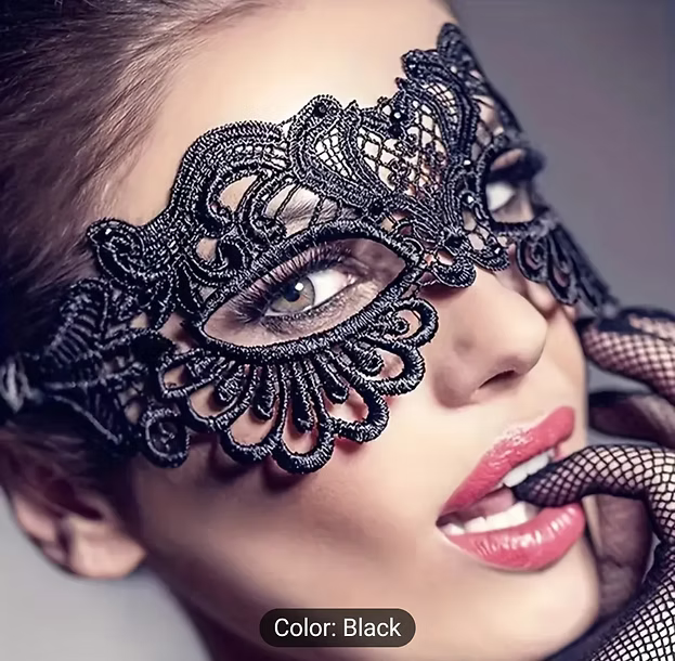 Black Sexy Lace Mask Eye Mask Half-face Masks For Carnival Dancing