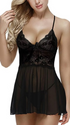 Charmnight Babydoll Sexy Lingerie for Women Lace Nightwear Sleepwear Set