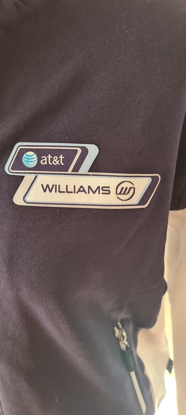 WILLIAMS F1 WOMENS TEAM FULL ZIP SWEATER / JACKET RRP £120 (Small 10-12)
