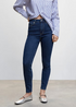 High-rise skinny jeans
