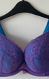 Ann Summers Plunge Bra Purple/Blue