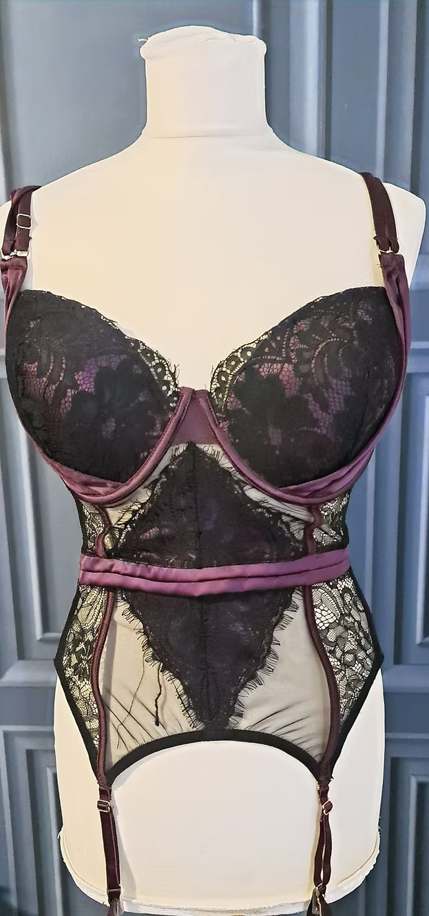 Ann Summers Suspense Underwired Body - Black