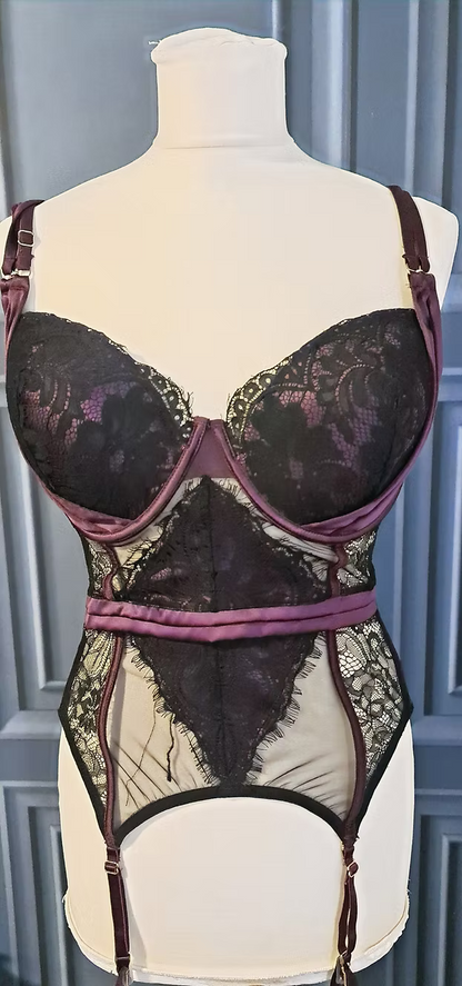 Ann Summers Suspense Underwired Body - Black