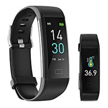 Activity Tracker Fitness Trackers Smart Watch with Body Temperature Heart Rate B