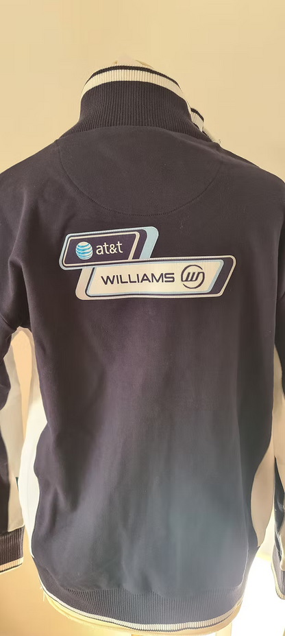 WILLIAMS F1 WOMENS TEAM FULL ZIP SWEATER / JACKET RRP £120 (Small 10-12)