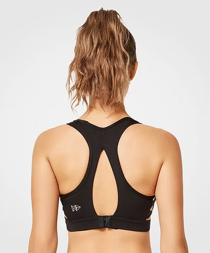 Sculpt Racerback Mesh Splicing Padded Running Bra