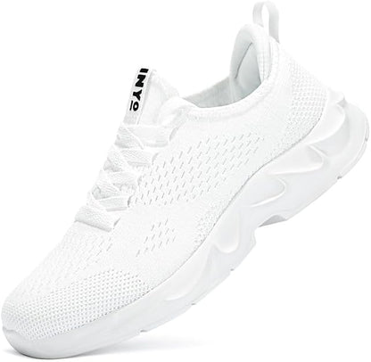 INYO Men’s Running Trainers – Lightweight Slip-On Mesh Athletic Shoes – Breathable Sneakers for Walking