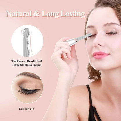 Heated Eyelash Curler, TOUCHBeauty Electric Eyelash Curler USB Rechargeable Eyelash Curler with 3 Temperature Settings Silicone Comb Lash Curler for Girls Women Quick Heating Curling1859