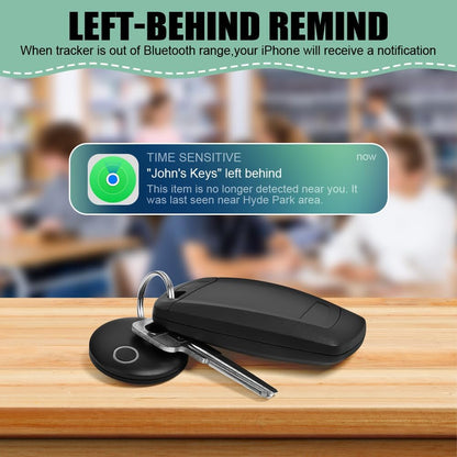 Ainiv Smart Tag 4 Pack, Bluetooth Item Finders, Item Tracker Compatible with Apple Find My (iOS Only), Up to 50m/164ft Range, IP67 Waterproof, Wireless Remote Locator for Keys, Wallet, Luggage, Pet