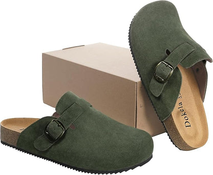 LANGDU Mens Womens Clogs Mules Sandals