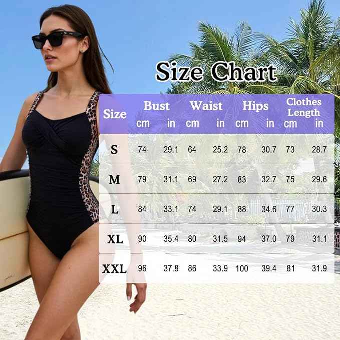 Womens Swimming Costumes Tummy Control Bathing Suit One Piece Retro Ruched Swimwear with Detachable Breast Pads for Beach Vacation Pool Party