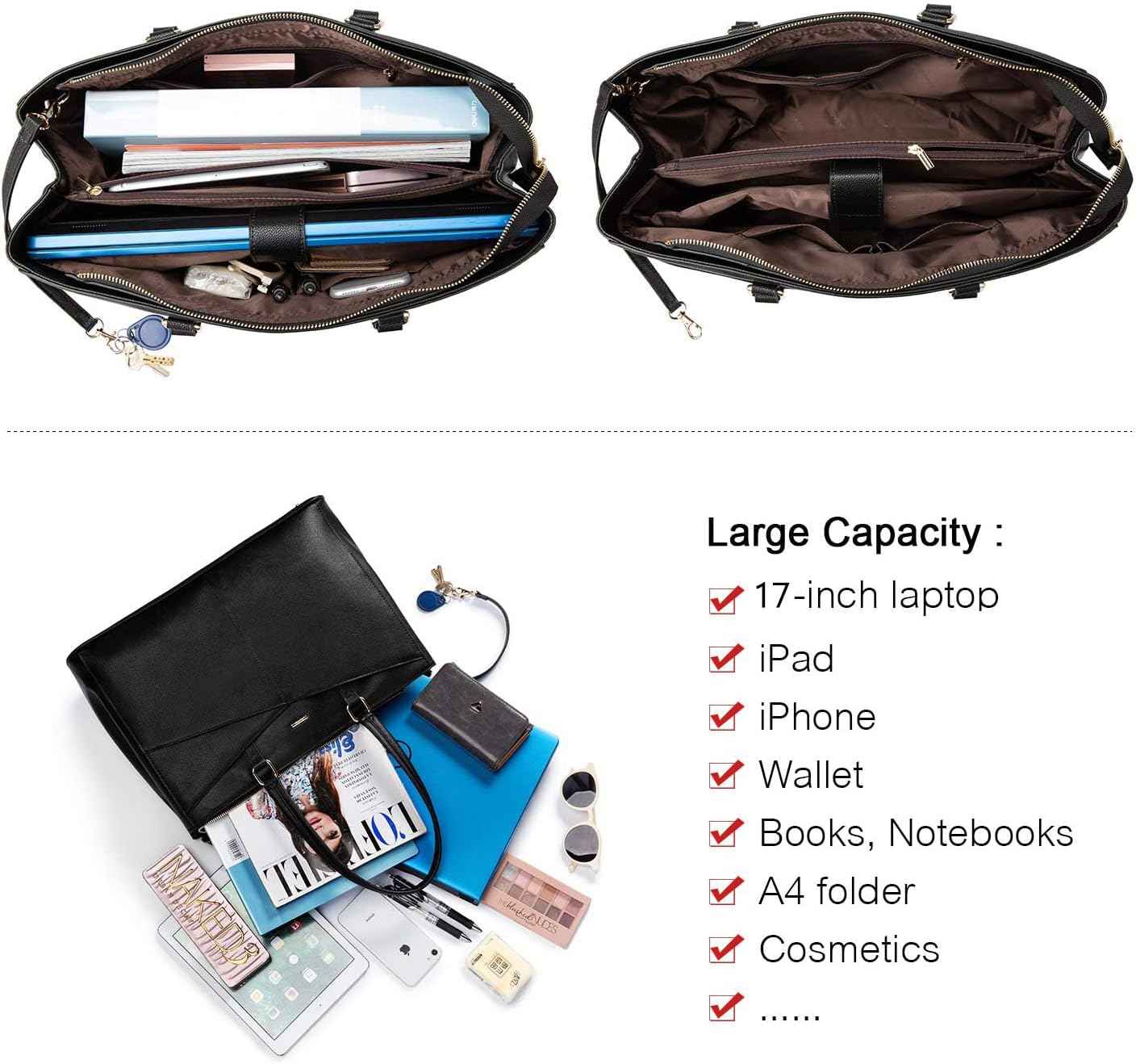 LOVEVOOK Laptop Bags for Women Tote Bag