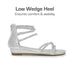 DREAM PAIRS Girls Ankle Strap Flat Sandals Summer Dressy Strappy Gladiator Rhinestones Platform Low Heels Shoes (size 2)