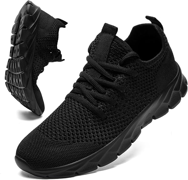 Mens Trainers Breathable Lightweight Non-Slip Running Shoes
