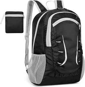 Lightweight Foldable Backpacks, 30L Packable Waterproof Small Hiking Bags