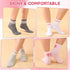 8 Pairs Striped Flowers Heart Cotton Girls Crew Socks | 80% Cotton, Soft Stretch Rib Cuff, for 3-14 Years Old, School Casual Daily Wear