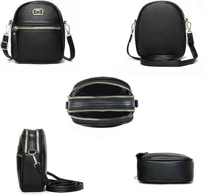 FULEI Small Crossbody Bags for Women Lightweight Cell Phone Bag Mini Handbag with Adjustable Shoulder Strap &amp; Zip Pockets | Small