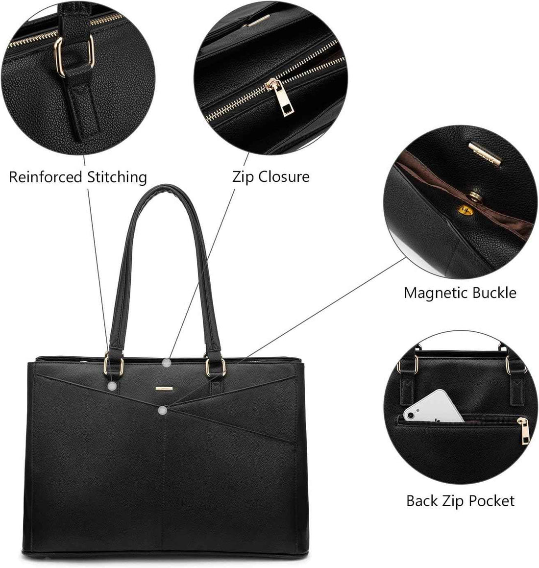 LOVEVOOK Laptop Bags for Women Tote Bag