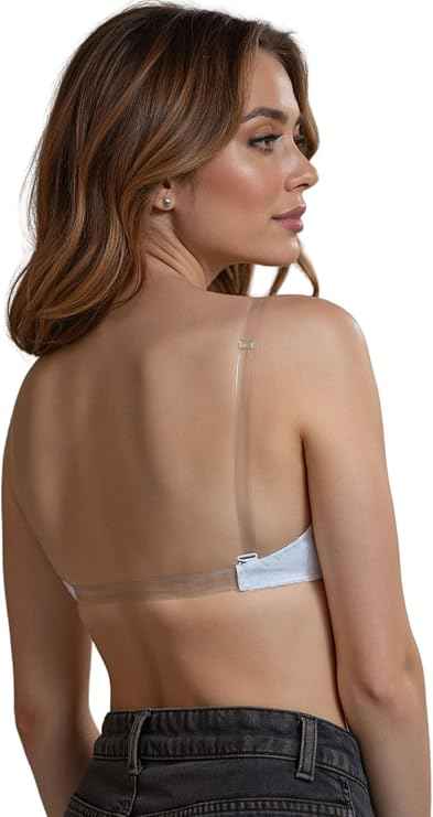Vivisence Eve 1012 Underwired Push-Up Padded Bra Removable Silicone Straps Backless - Made in EU