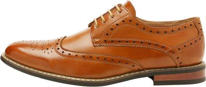 Mens Wingtip Derby Dress Shoes