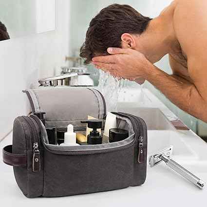 ZOMFELT Travel Toiletry Bag for Men