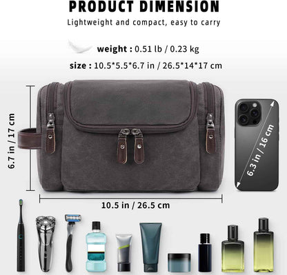 ZOMFELT Travel Toiletry Bag for Men