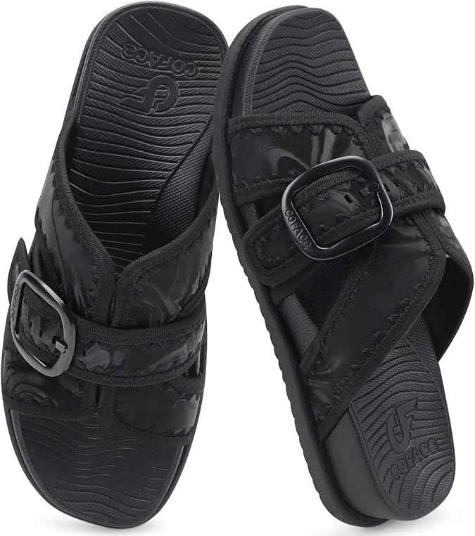 Womens Slide Sandals with Arch Support 2026 Ladies Woman Orthopedic Slides Comfortable Slip On Fashion Sandal