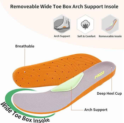 WNA Walking Trainers for Womens with Arch Support Shoes Orthotic Fashion Trainers for Plantar Fasciitis Pain Relief