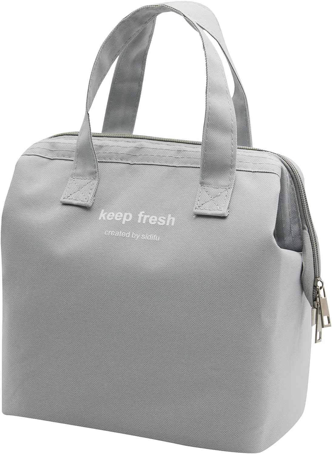 Mziart Simple Insulated Bento Lunch Bag for Adult Men and Women - Picnic - Work