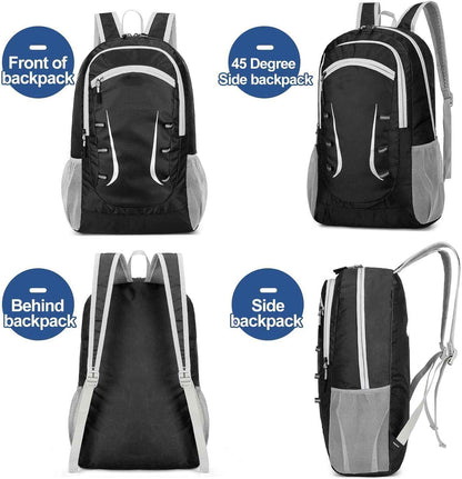 Lightweight Foldable Backpacks, 30L Packable Waterproof Small Hiking Bags
