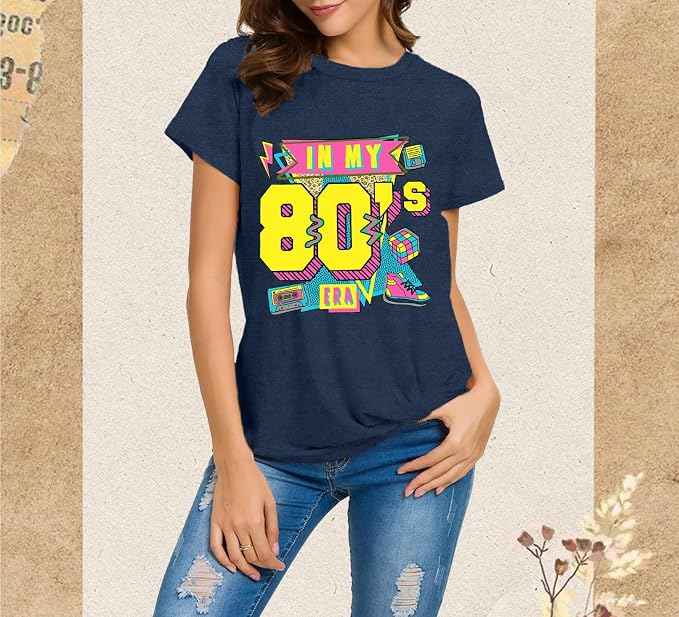 80s T Shirts Women Retro Vintage 80s&