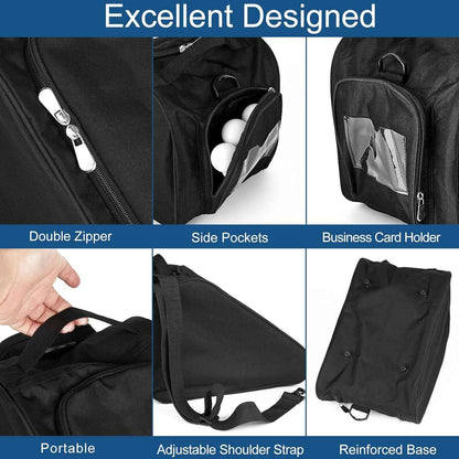 Premium Walking Boot Bag, Waterproof Hiking Boot Shoe Bag Ideal for Adults, Children, Men, Women (Black)