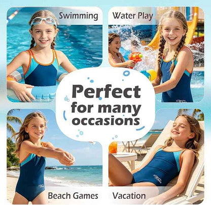 TIZAX Girls One Piece Swimsuit