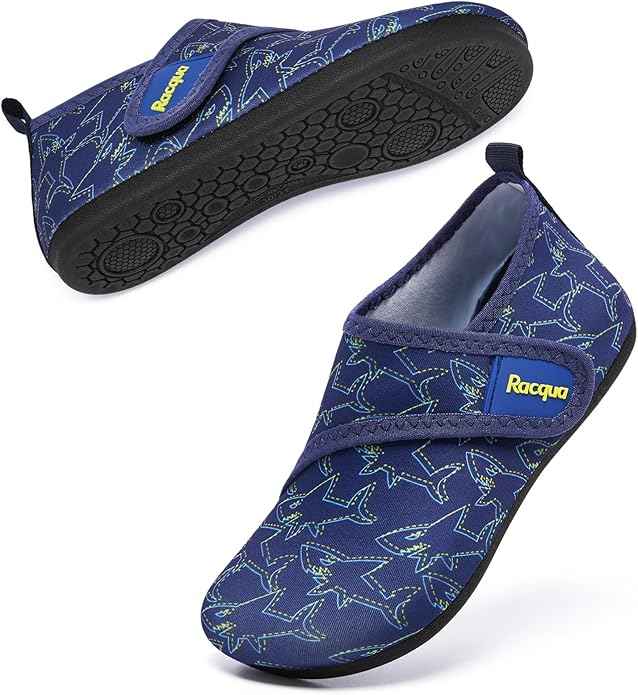 Racqua Toddler Kids Water Shoes Lightweight Swim Shoes Quick Dry Aqua Shoes Beach Pool for Boys Girls