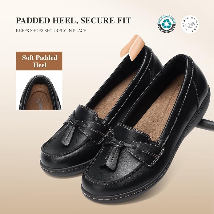DREAM PAIRS Women Comfort Business Casual Dressy Loafers