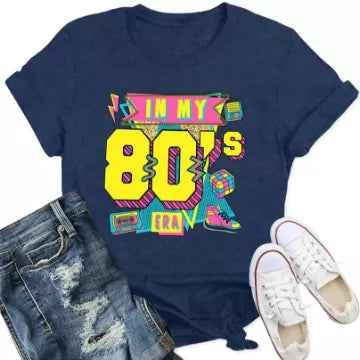 80s T Shirts Women Retro Vintage 80s&