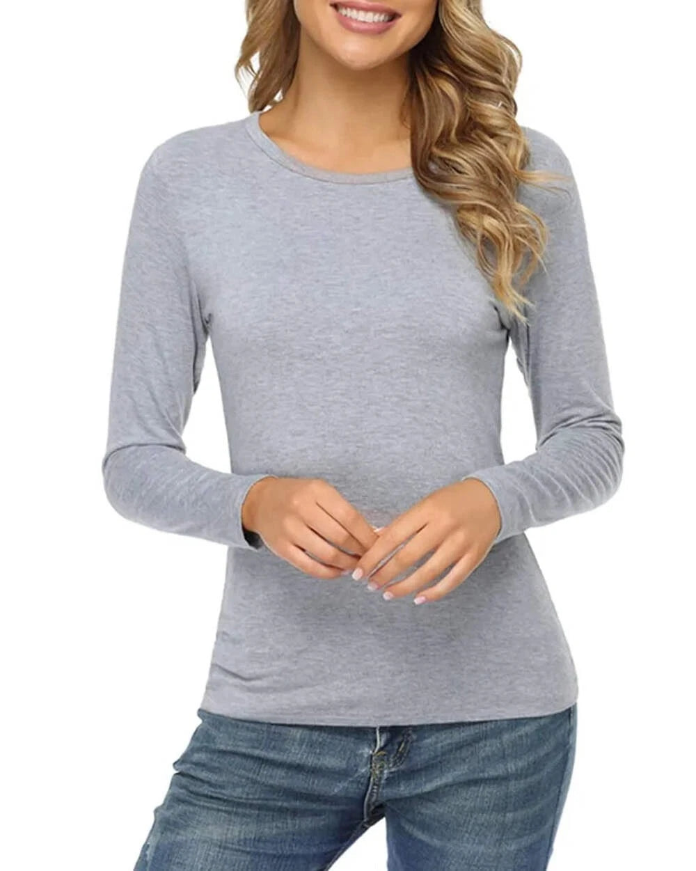 Quality T-shirt long sleeve, ladies
