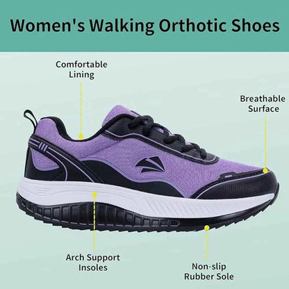 GOOBON Womens Walking Shoes with Arch Support Trainers