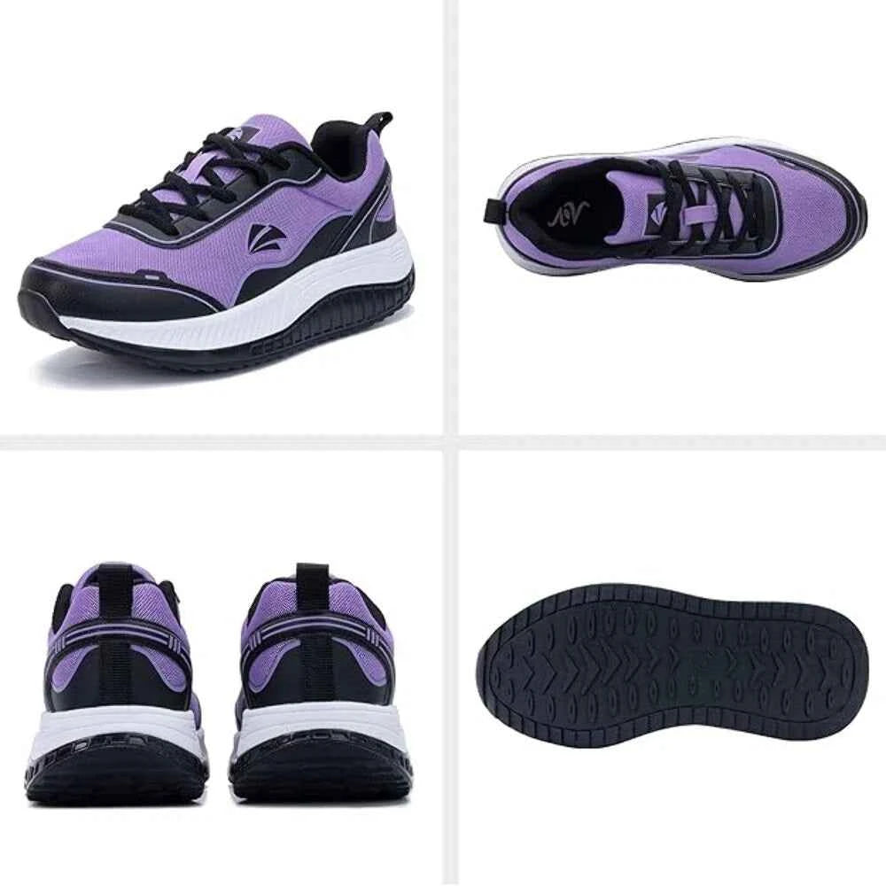 GOOBON Womens Walking Shoes with Arch Support Trainers