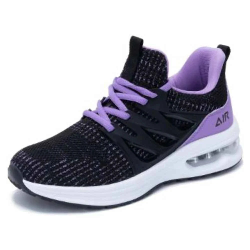 Women Trainers Walking Running Shoes with Air Cushion Platform Non Slip Tennis A